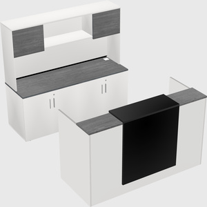 Comptoir d'accueil modulable
