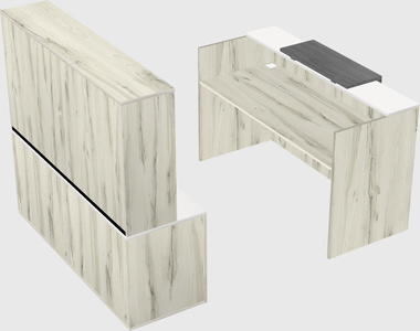 Modular reception desk