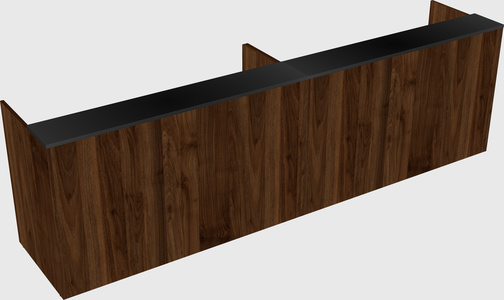 Shared u-shaped reception desks