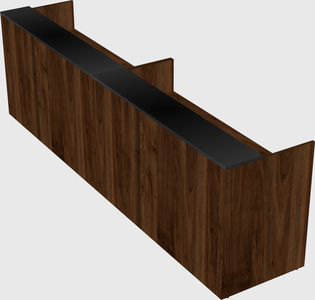 Shared u-shaped reception desks