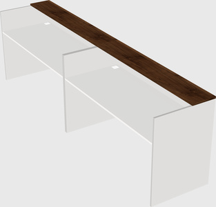 Shared u-shaped reception desks