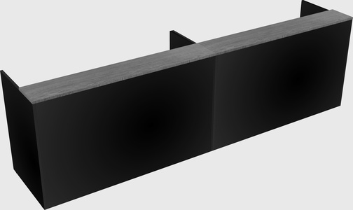 Shared u-shaped reception desks