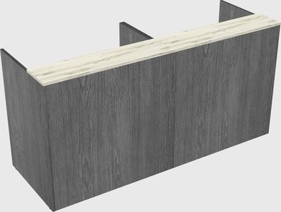 Shared u-shaped reception desks