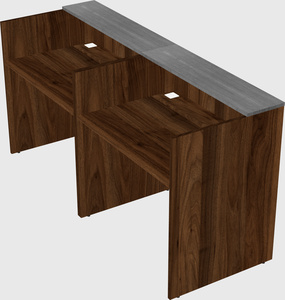 Shared u-shaped reception desks