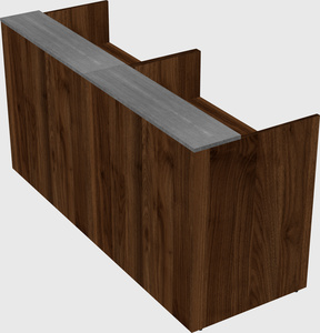 Shared u-shaped reception desks