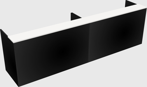 Shared u-shaped reception desks