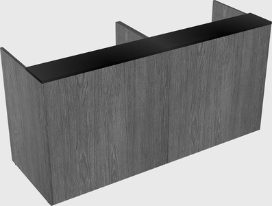 Shared u-shaped reception desks