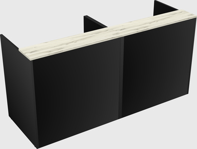 Shared u-shaped reception desks