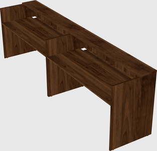 Shared u-shaped reception desks