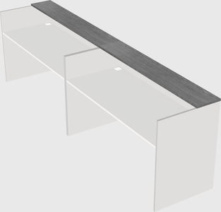 Shared u-shaped reception desks