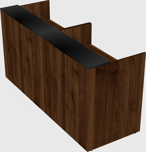 Shared u-shaped reception desks