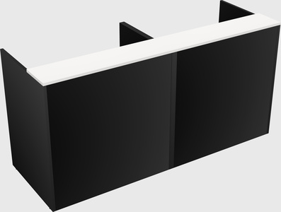 Shared u-shaped reception desks