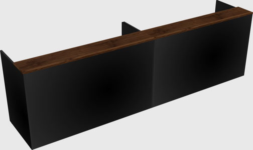 Shared u-shaped reception desks