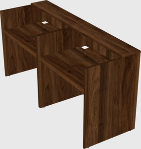 Shared u-shaped reception desks