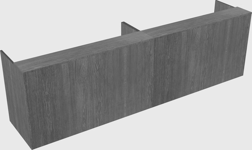 Shared u-shaped reception desks