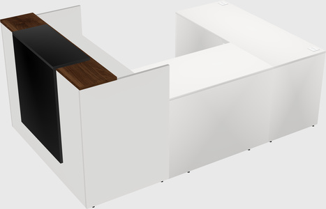 Comptoir d'accueil modulable