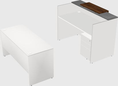 Modular reception desk