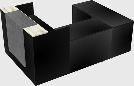 Comptoir d'accueil modulable