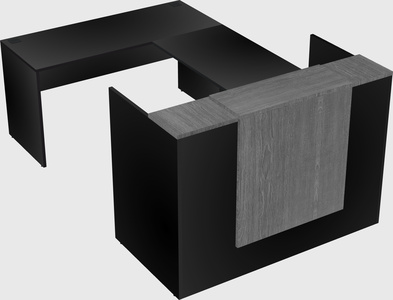 Comptoir d'accueil modulable