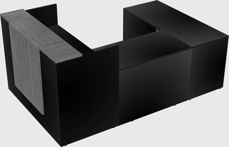 Comptoir d'accueil modulable