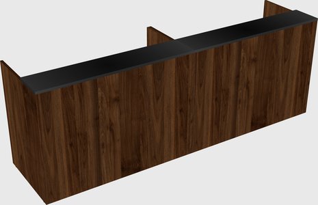 Shared u-shaped reception desks