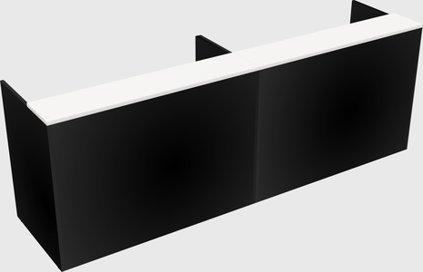 Shared u-shaped reception desks