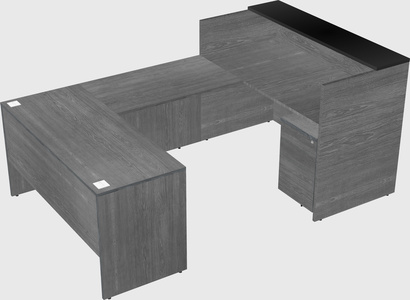 Comptoir d'accueil modulable