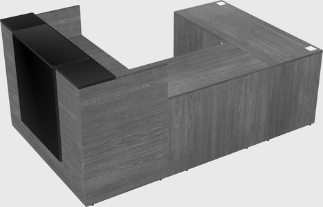 Comptoir d'accueil modulable