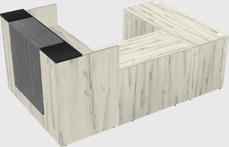 Comptoir d'accueil modulable