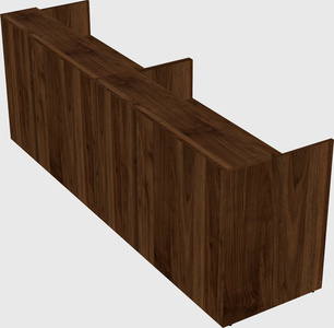 Shared u-shaped reception desks