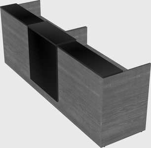 Shared u-shaped reception desks
