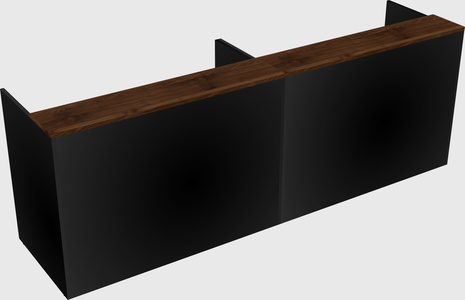 Shared u-shaped reception desks
