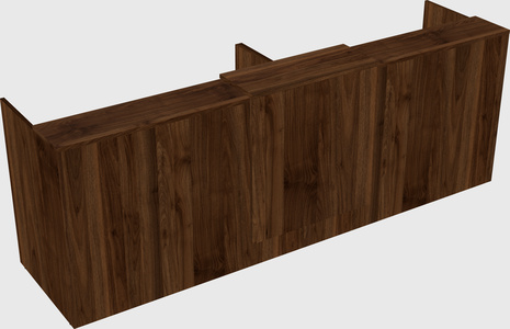 Shared u-shaped reception desks