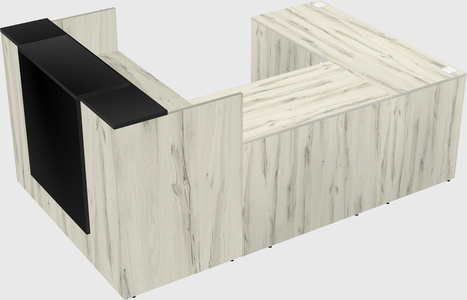 Comptoir d'accueil modulable