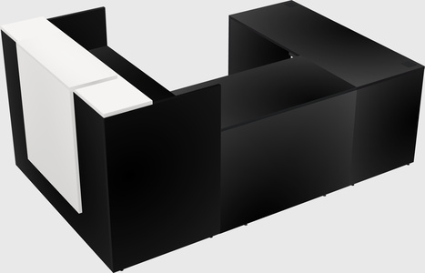Comptoir d'accueil modulable