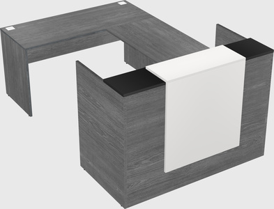 Comptoir d'accueil modulable