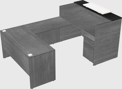 Comptoir d'accueil modulable