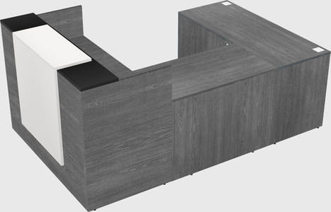 Comptoir d'accueil modulable