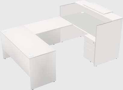 Comptoir d'accueil modulable
