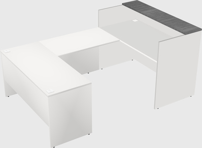 Comptoir d'accueil modulable