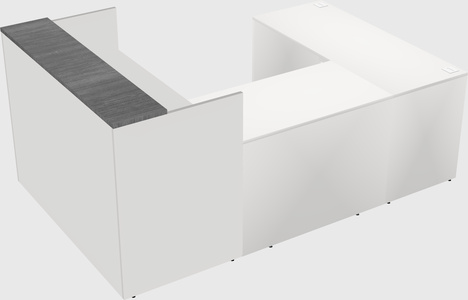Comptoir d'accueil modulable