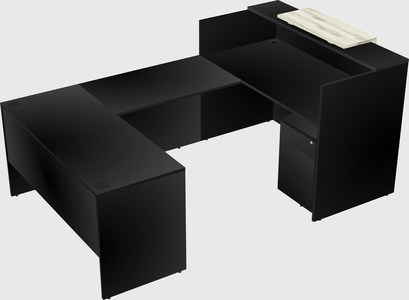 Comptoir d'accueil modulable