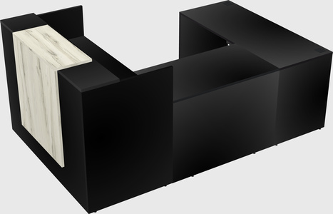 Comptoir d'accueil modulable