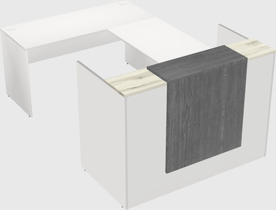Comptoir d'accueil modulable