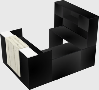 Comptoir d'accueil modulable