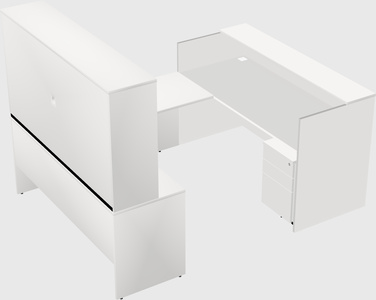 Comptoir d'accueil modulable