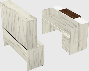 Modular reception desk