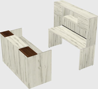 Modular reception desk
