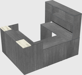 Comptoir d'accueil modulable