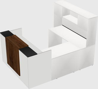 Comptoir d'accueil modulable